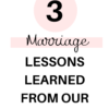 first year marriage lessons