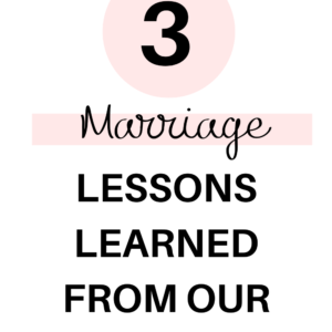 first year marriage lessons