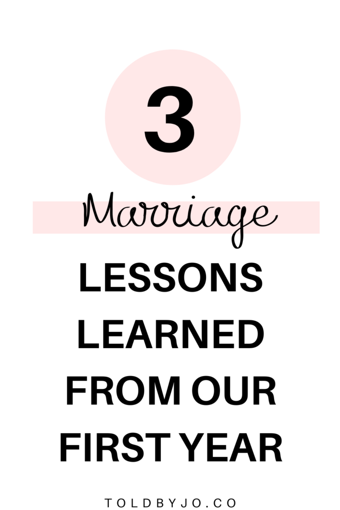 first year marriage lessons