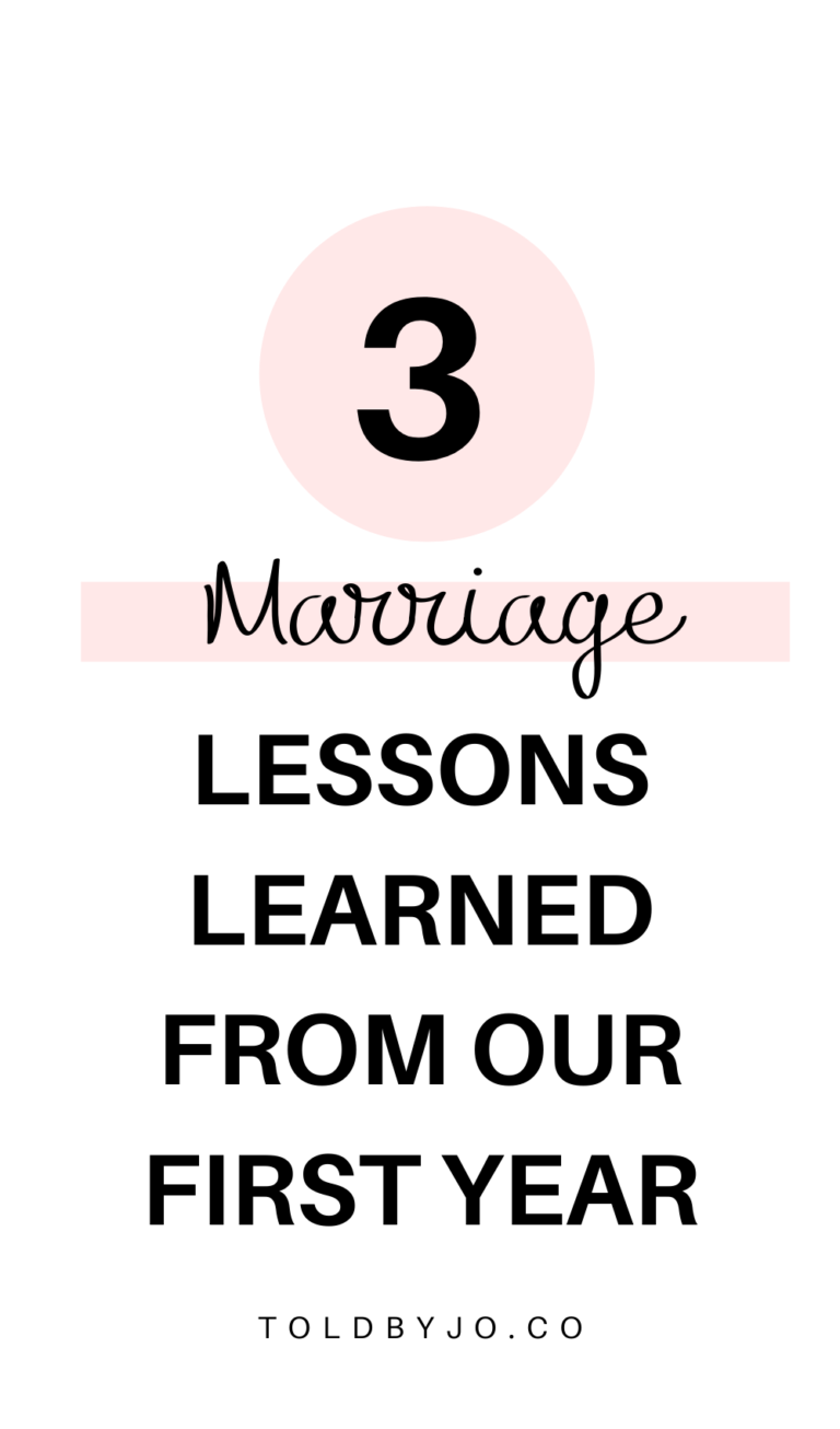 first year marriage lessons