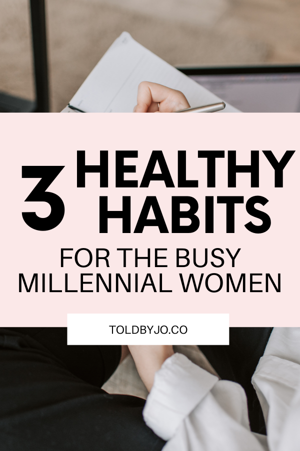 three healthy habits for busy women