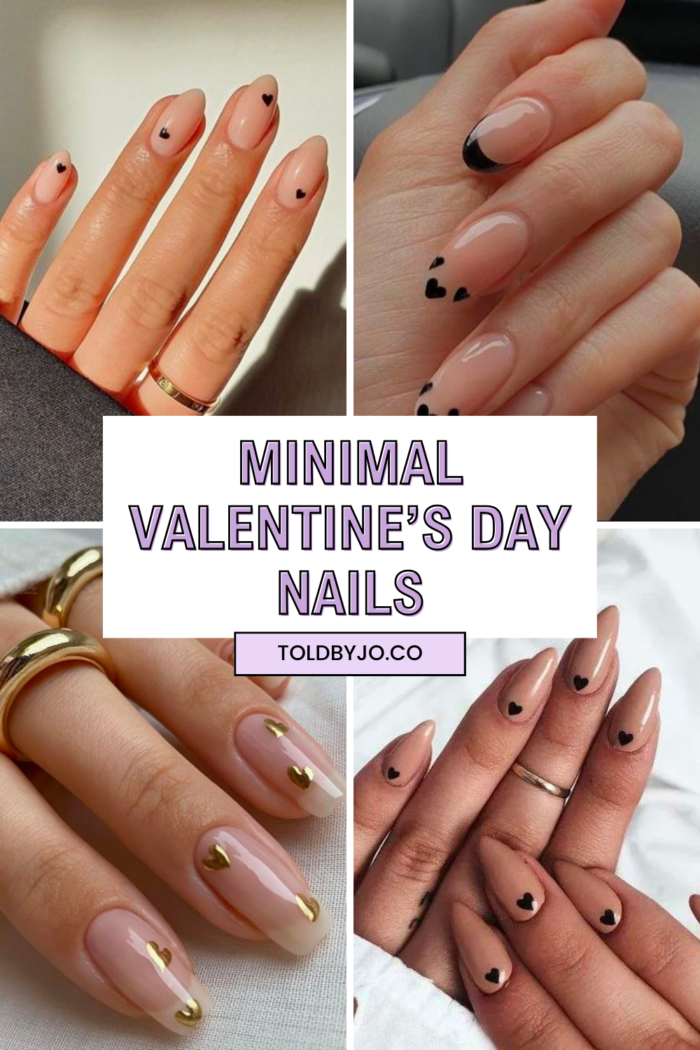 Minimal and Neutral Valentine’s Day Nail Ideas